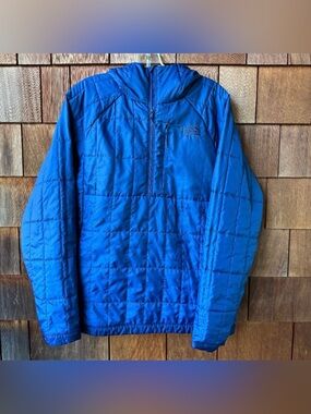The North Face Blue Circaloft 1/4-Zip Pullover Hoodie Packable Jacket - Medium
